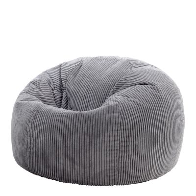 Kingston Classic Kord-Sitzsack, Dunkengrau