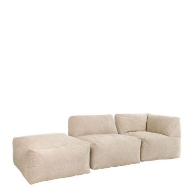 Tetra modulares Ecksofa aus Kord