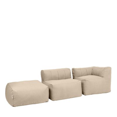 Modulares Sofa Icon Zen aus wasserabweisendem Olefin