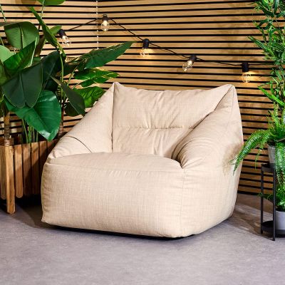 Sessel-Sitzsack Icon Natalia mit wasserabweisendem Gewebebezug