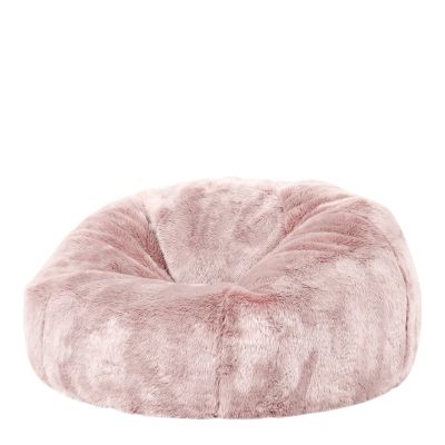 Hacienda klassischer Kunstfell-Sitzsack, Rosa