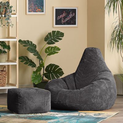 Dalton Kord-Recliner mit Fußhocker