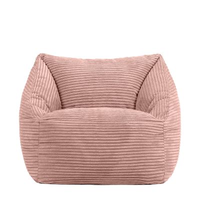 Icon Morgan-Cord-Sessel-Sitzsack für Kinder, rosa