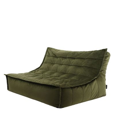 Kota Samt-Sofa – Olivgrün
